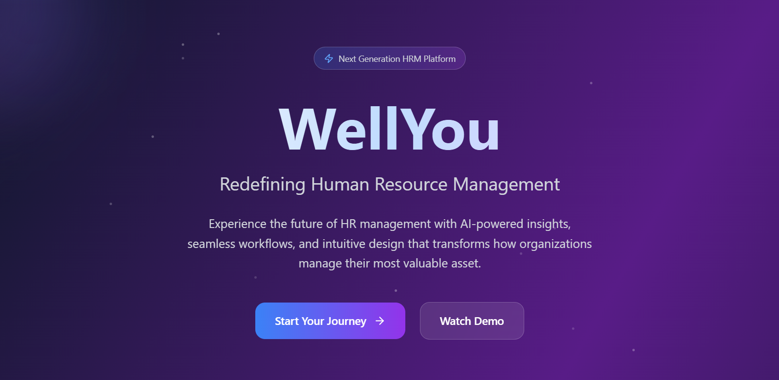 WellYou – Next-Generation Human Resource Management Program for 2025